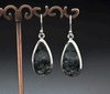 Sterling Silver Moss Agate Earrings