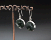 Sterling Silver Moss Agate Earrings
