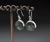 Sterling Silver Moss Agate Earrings
