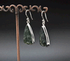 Sterling Silver Moss Agate Earrings