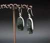 Sterling Silve Moss Agate Earrings