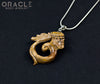 Carved Fossilized Mammoth Ivory Pendant with Chain
