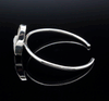 Sterling Silver Raw Moonstone Bracelet