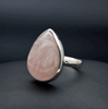 Sterling Silver Morganite Ring Size 10