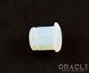 Single Flare Heart Front Opalite Plugs