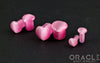 Single Flare Heart Front Bubblegum Cats Eye Plugs