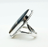 Sterling Silver Rainbow Fluorite Ring Size 5