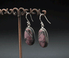 Sterling Silver Rhodonite Earrings
