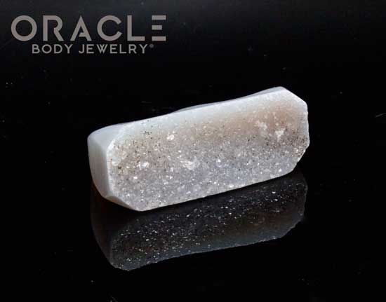 Druzy Agate Double Finger Ring Size 7 and 8