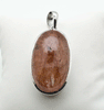 Sterling Silver Red Rutilated Quartz Pendant