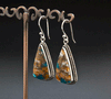 Sterling Silver Spiny Oyster Earrings