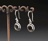 Sterling Silver Smoky Quartz Earrings