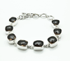 Sterling Silver Faceted Smoky Quartz Bracelet