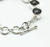 Sterling Silver Faceted Smoky Quartz Bracelet