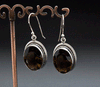 Sterling Silver Smoky Quartz Earrings