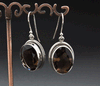 Sterling Silver Smoky Quartz Earrings