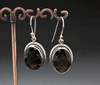 Sterling Silver Smoky Quartz Earrings