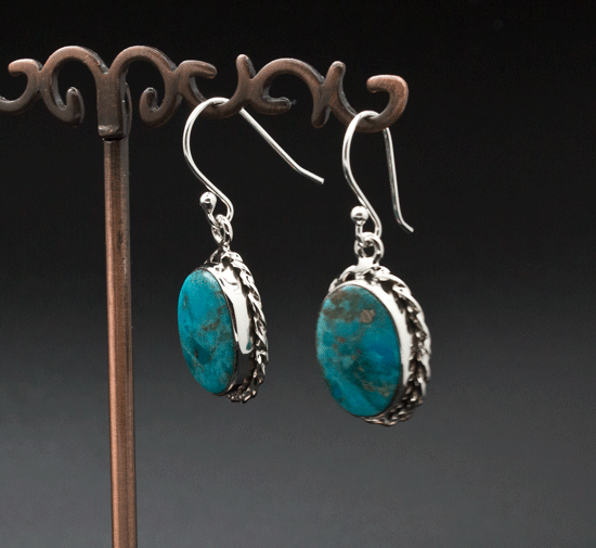 Sterling Silver Turquoise Earrings