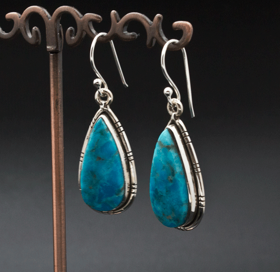 Sterling Silver Turquoise Earrings