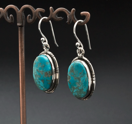 Sterling Silver Turquoise Earrings