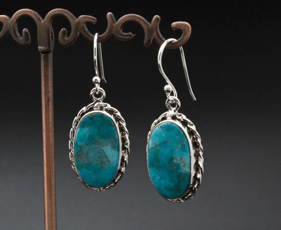 Sterling Silver Turquoise Earrings