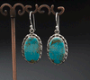 Sterling Silver Turquoise Earrings
