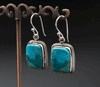 Sterling Silver Turquoise Earrings