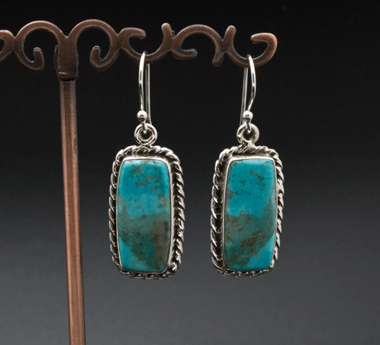 Sterling Silver Turquoise Earrings