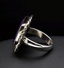 Sterling Silver Copper Purple Turquoise Ring Size 5