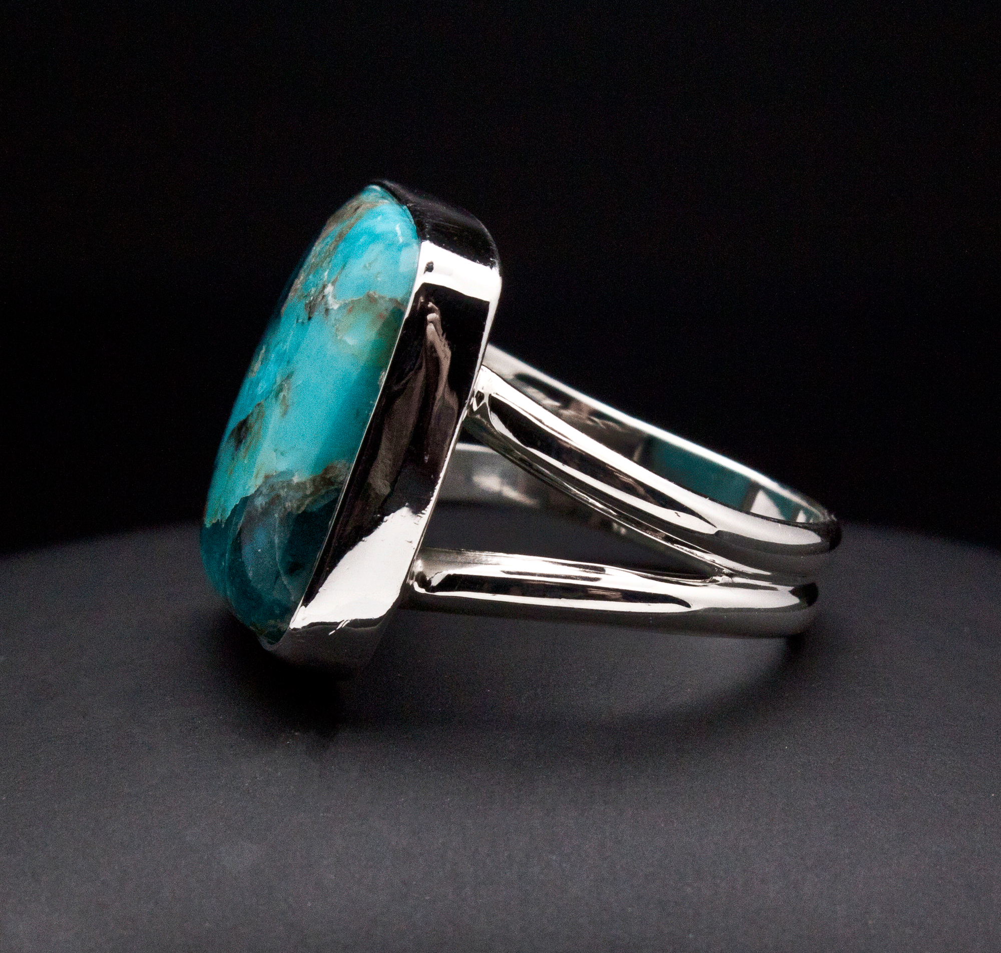 Sterling Silver Turquoise Ring Size 7