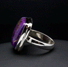 Sterling Silver Copper Purple Turquoise Ring SIze 5