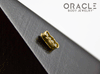 14k Channel Set Diamond Threadless Gold End