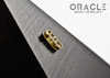 14k Channel Set Diamond Threadless Gold End