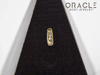 14k Channel Set Diamond Threadless Gold End