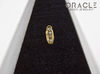 14k Channel Set Diamond Threadless Gold End