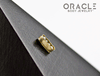 14k Channel Set Diamond Threadless Gold End