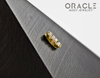 14k Channel Set Diamond Threadless Gold End