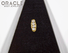 14k Channel Set Diamond Threadless Gold End