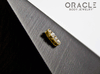 14k Channel Set Diamond Threadless Gold End