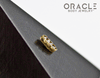 14k Channel Set Diamond Threadless Gold End