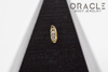 14k Channel Set Diamond Threadless Gold End