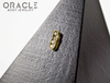 14k Channel Set Diamond Threadless Gold End