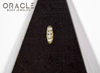 14k Channel Set Diamond Threadless Gold End