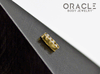 14k Channel Set Diamond Threadless Gold End