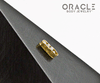 14k Channel Set Diamond Threadless Gold End