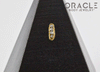 14k Channel Set Diamond Threadless Gold End