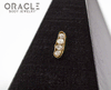 14k Large Channel Set Diamond Threadless Gold End