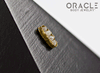 14k Large Channel Set Diamond Threadless Gold End