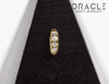 14k Large Channel Set Diamond Threadless Gold End