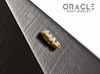 14k Large Channel Set Diamond Threadless Gold End